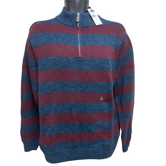 Chaps Men's 1/2 Zip Pullover Sweater - Size Large - Picture 1 of 11